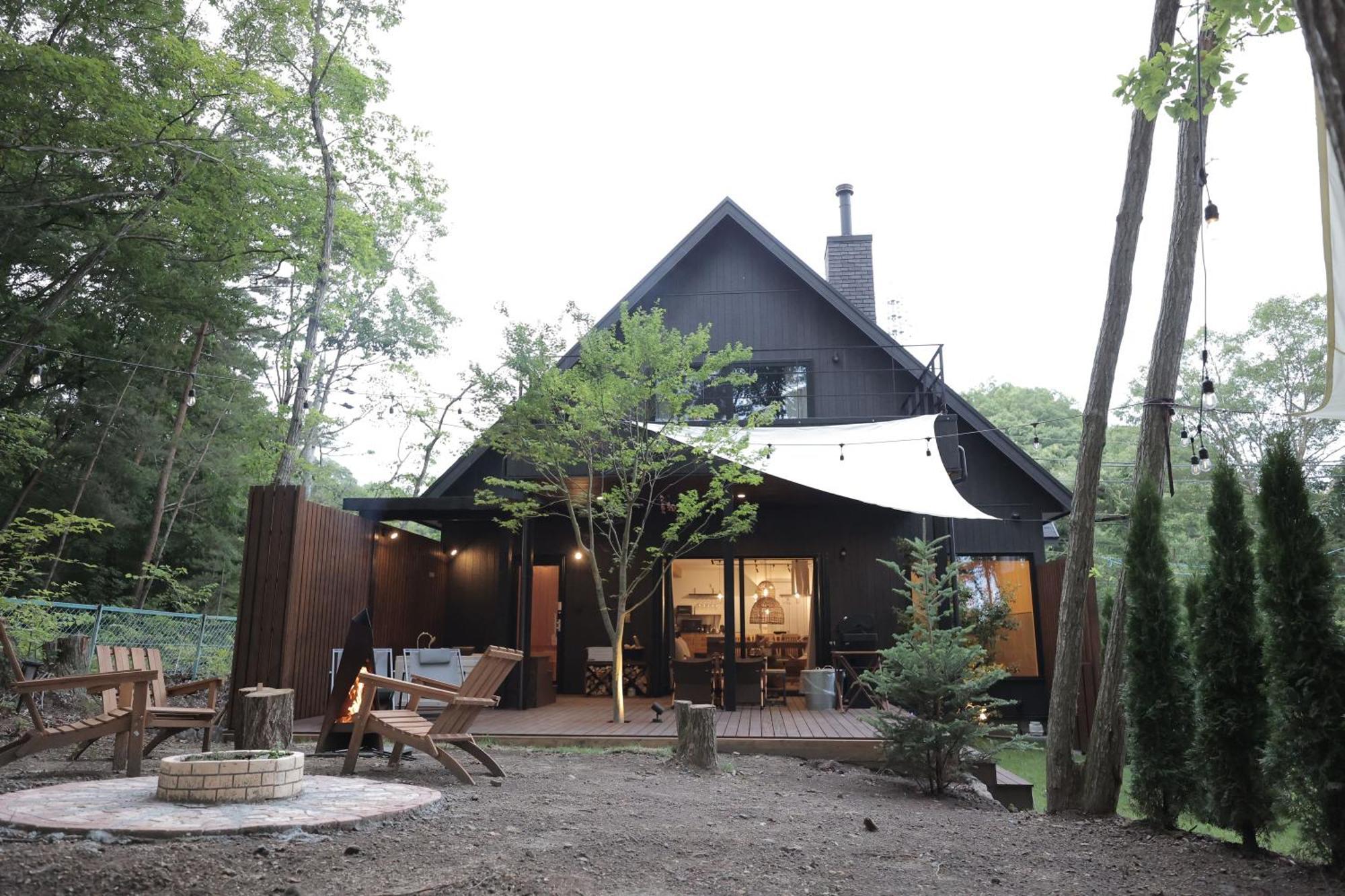 Sauna Forest Cabin 軽井沢 御代田　Mori-Asobi Oiwake Екстериор снимка