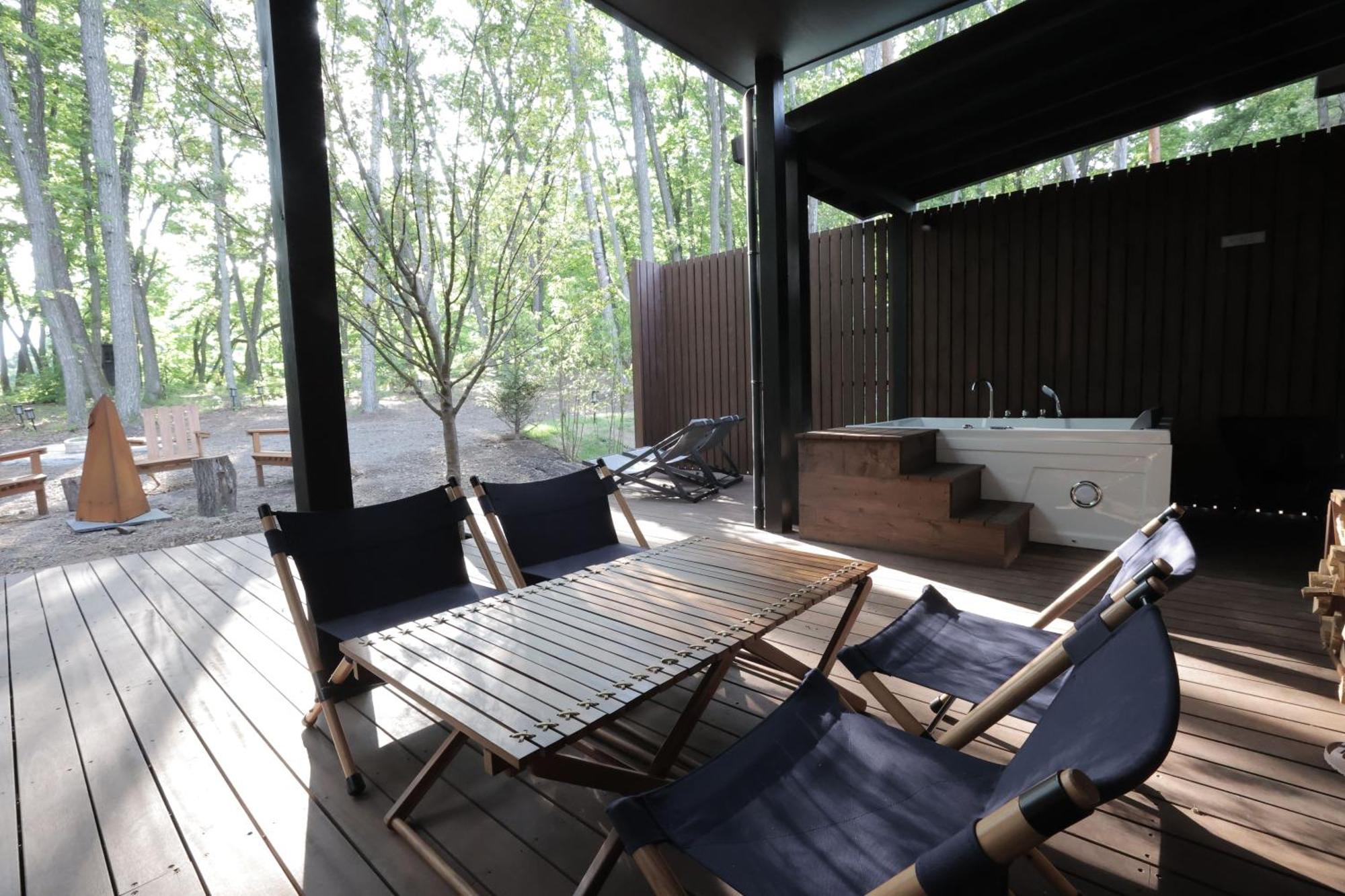 Sauna Forest Cabin 軽井沢 御代田　Mori-Asobi Oiwake Екстериор снимка