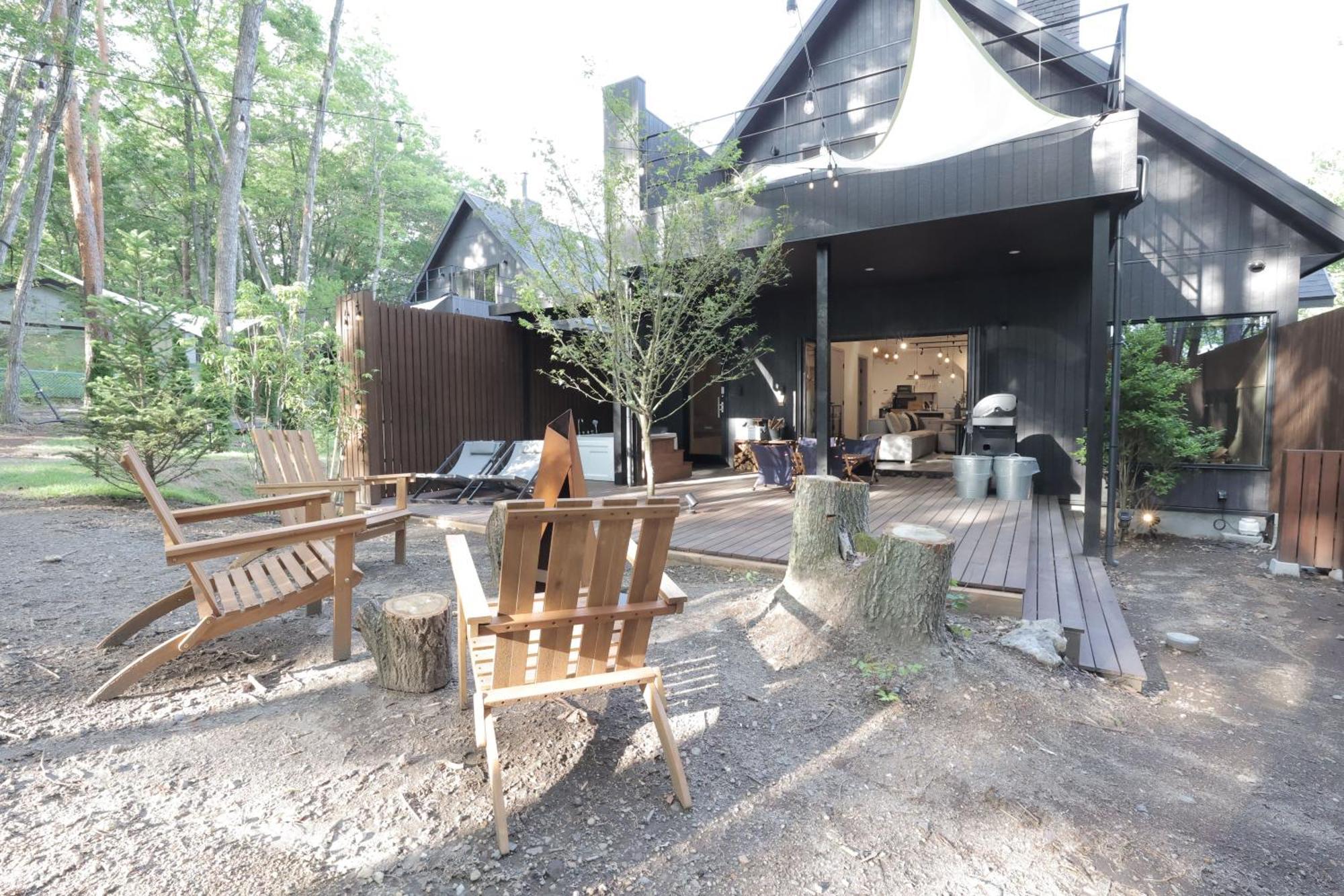 Sauna Forest Cabin 軽井沢 御代田　Mori-Asobi Oiwake Екстериор снимка