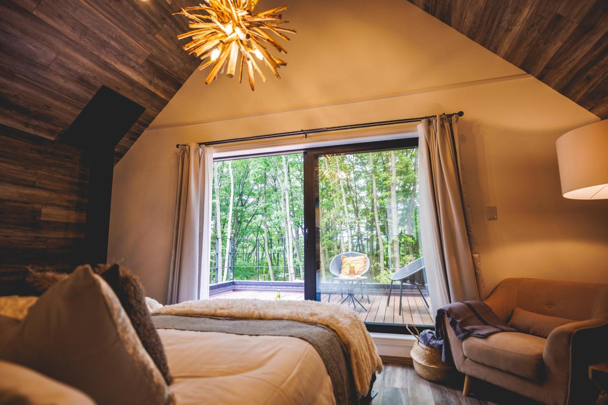 Sauna Forest Cabin 軽井沢 御代田　Mori-Asobi Oiwake Екстериор снимка