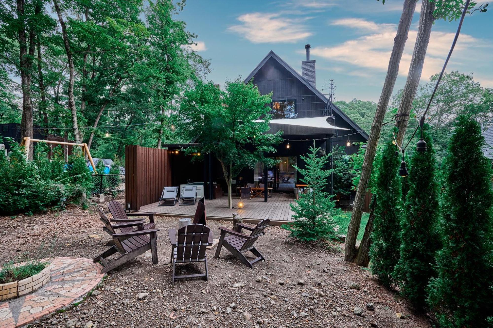 Sauna Forest Cabin 軽井沢 御代田　Mori-Asobi Oiwake Екстериор снимка