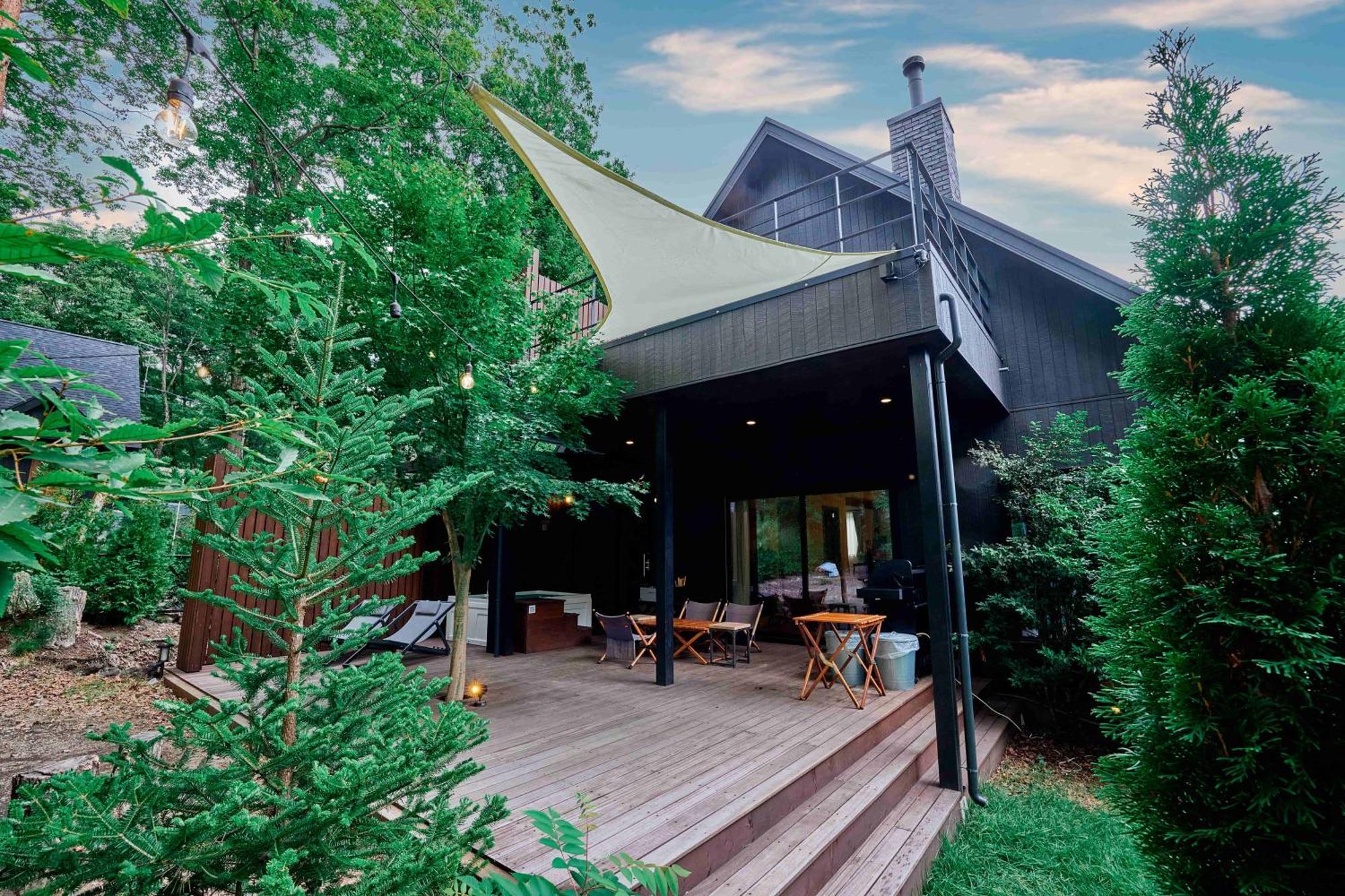 Sauna Forest Cabin 軽井沢 御代田　Mori-Asobi Oiwake Екстериор снимка